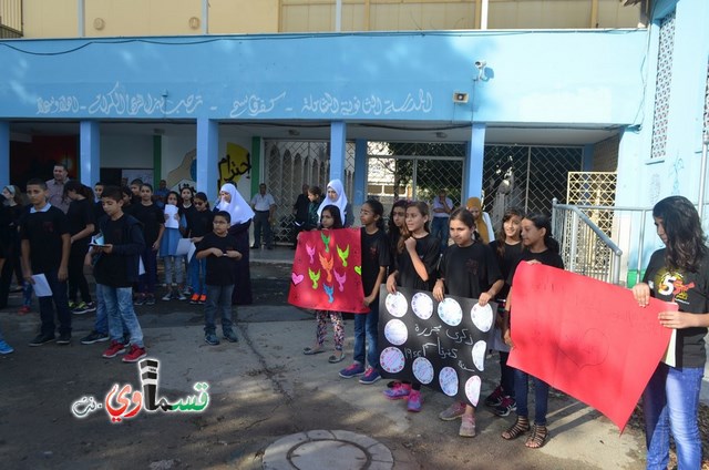  براعم جنة ابن رشد ضيوفاً على المدرسة  الثانوية الشاملة عشية الذكرى ال 59 لمجزرة كفرقاسم 